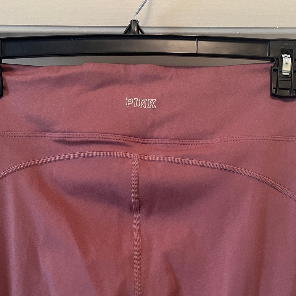 PINK Sport Mauve High-Rise Seam Detail Leggings XL